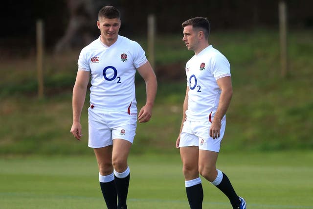 Owen Farrell and George Ford will start England's opening Rugby World Cup match against Tonga