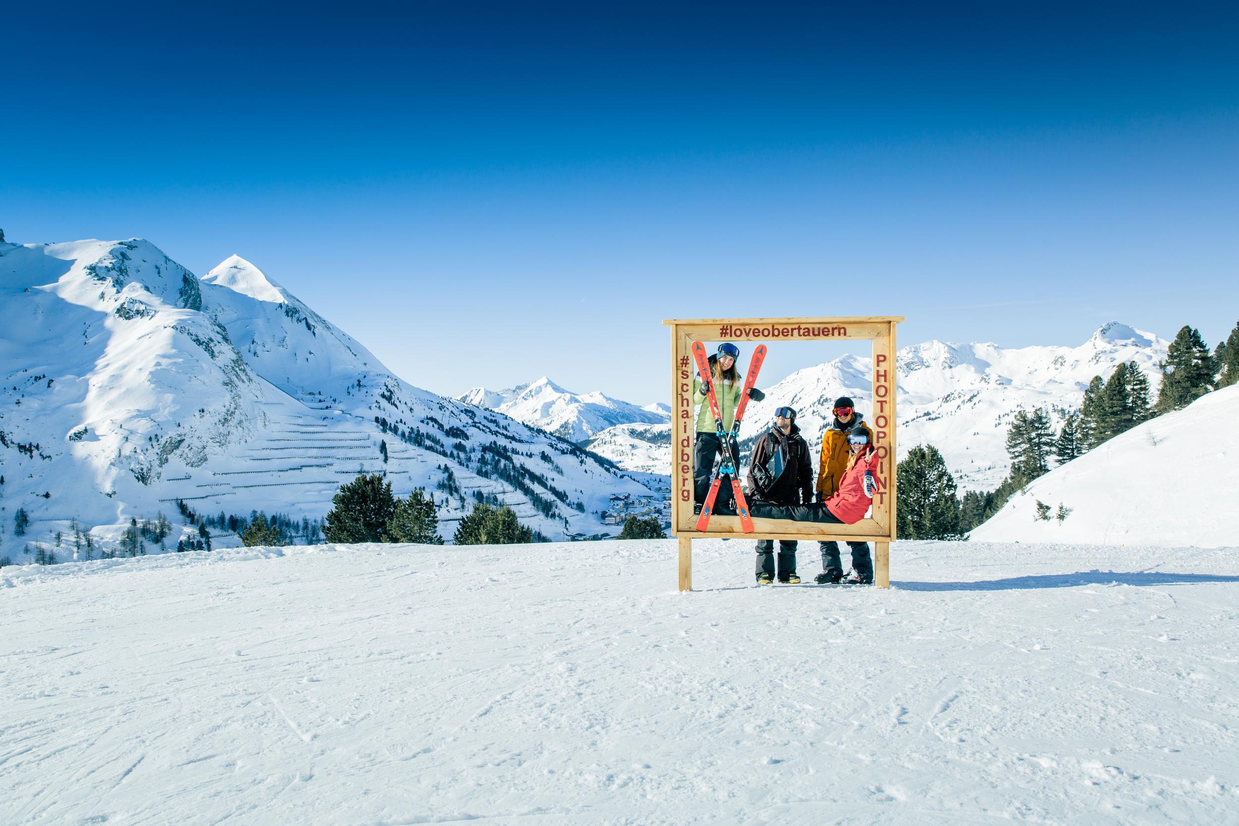 A prime photo opportunity in Obertauern