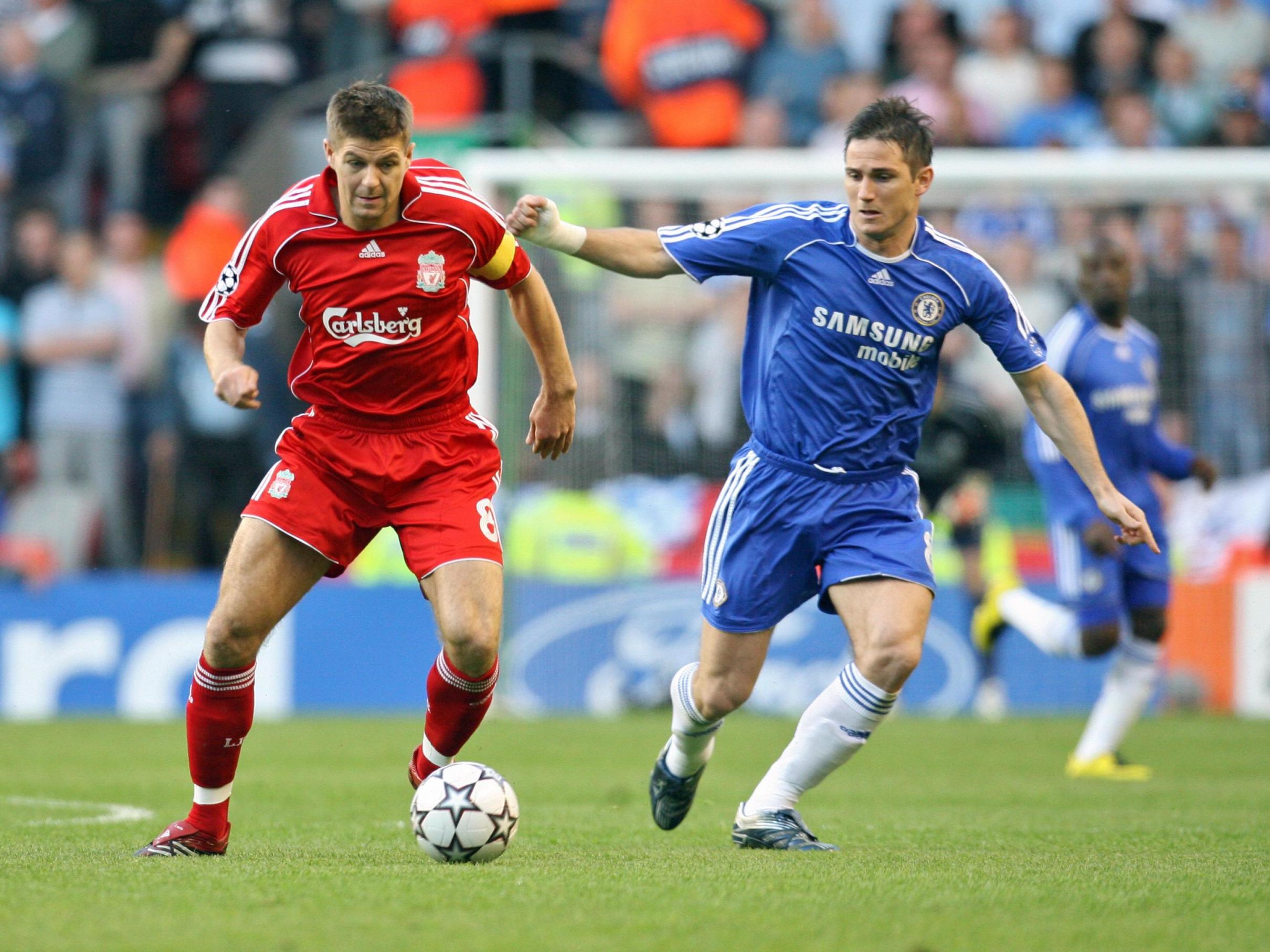Steven Gerrard and Frank Lampard in the 2007 Champions League semi-final