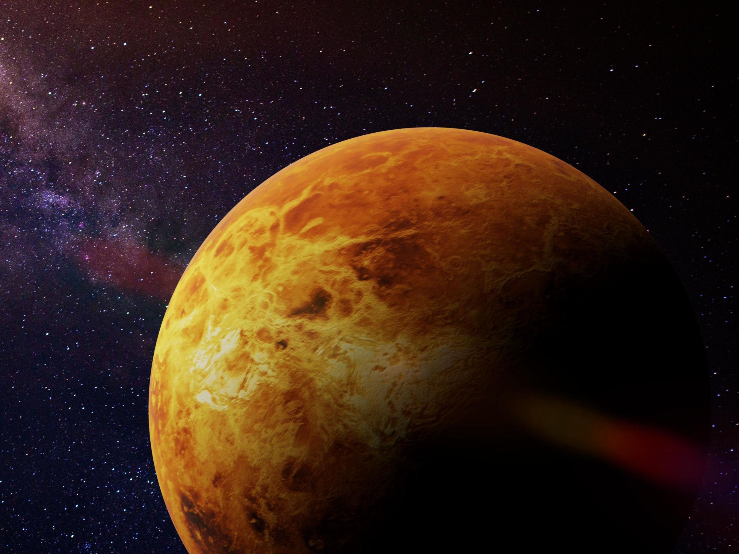 The surface temperature of Venus can melt lead