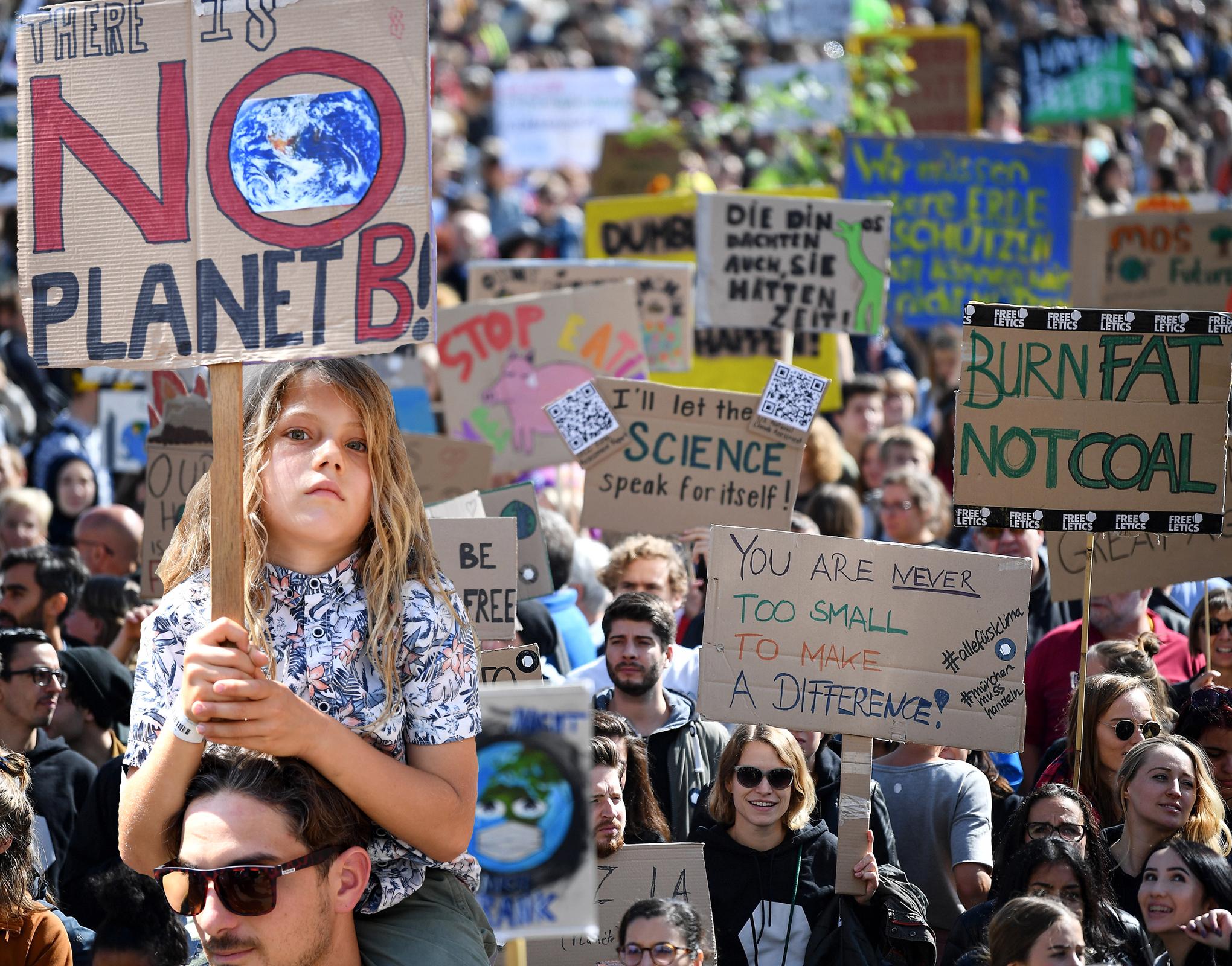 There Is No Planet B Millions Take To The Streets Globally In