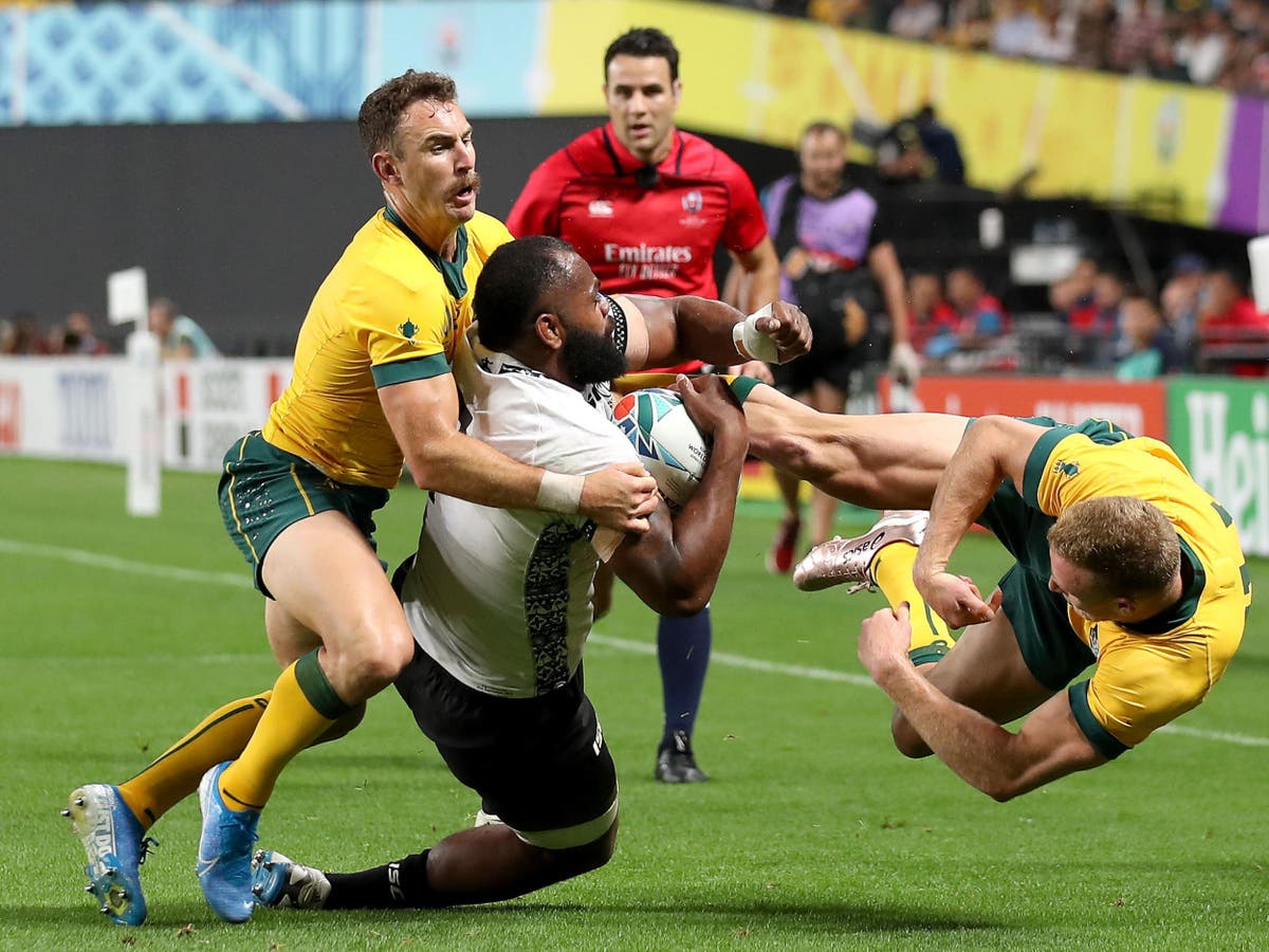 Rugby World Cup 2019: Fiji coach John McKee has ‘no complaints’ despite Australia wing Reece Hodge escaping red card for high tackle on Peceli Yato