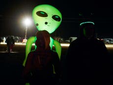 World-famous DJ joins crowds hunting aliens at Storm Area 51
