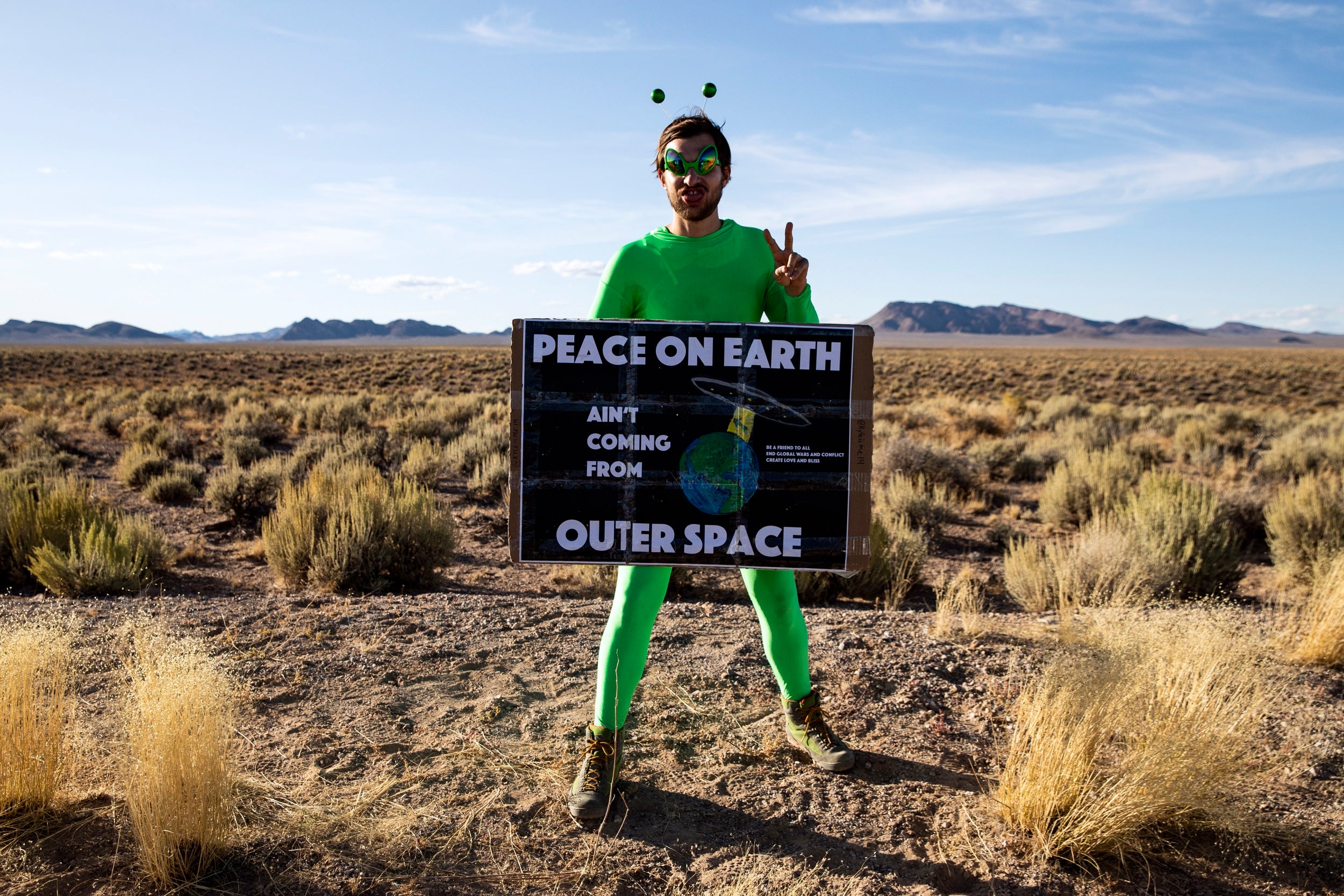 Starting as a joke, the Storm Area 51 event transformed into a gathering for alien believers