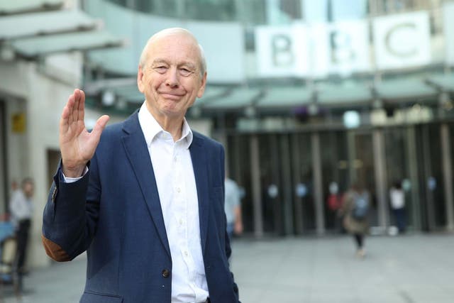 The broadcaster leaves New Broadcasting House after presenting his final ‘Today’ show on Thursday