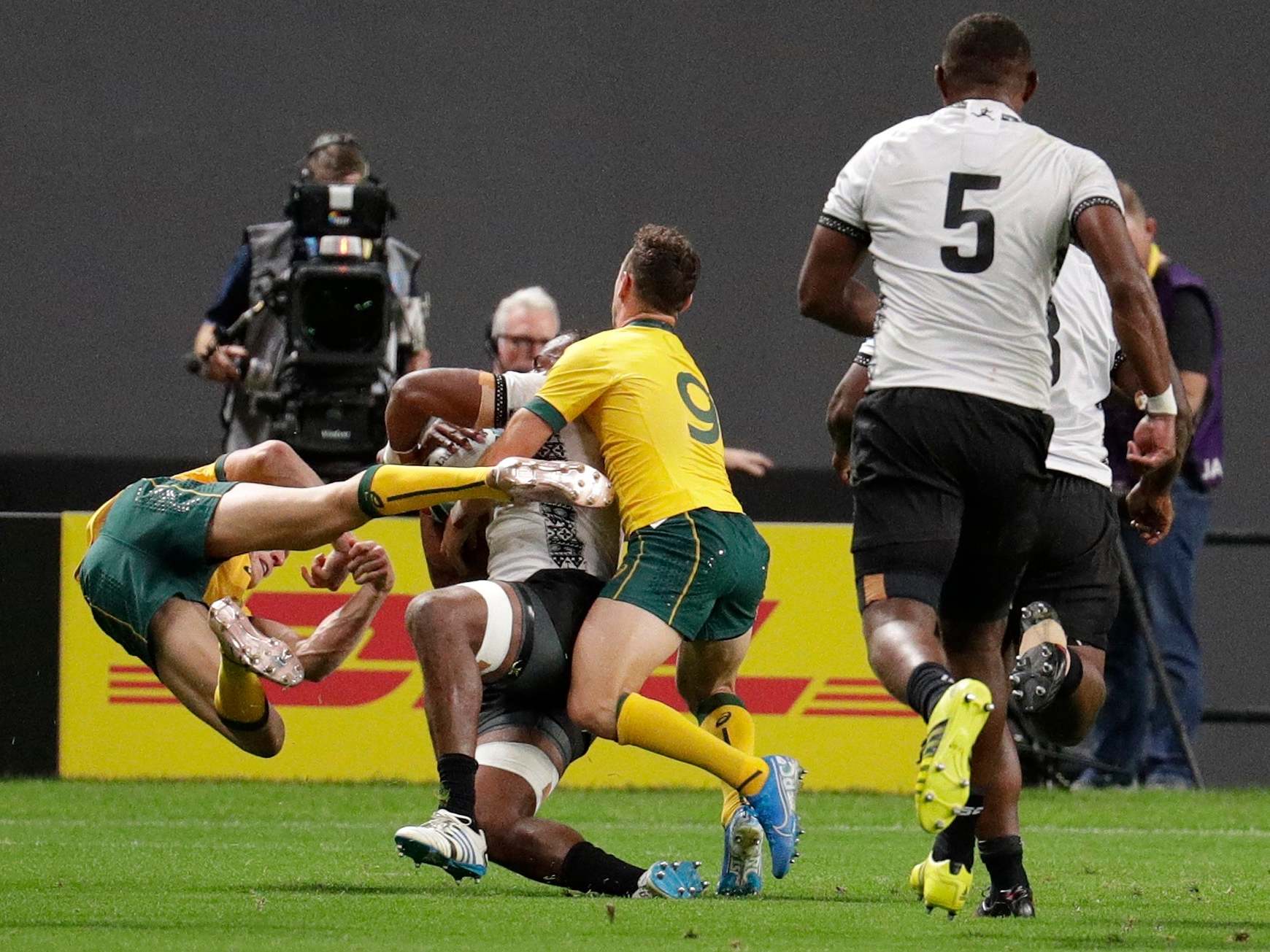 Rugby World Cup 2019: Australian media reacts with fury to Reece Hodge dangerous tackle ban
