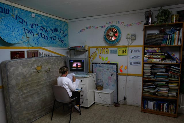 A bomb shelter in the Israeli town of Netivot