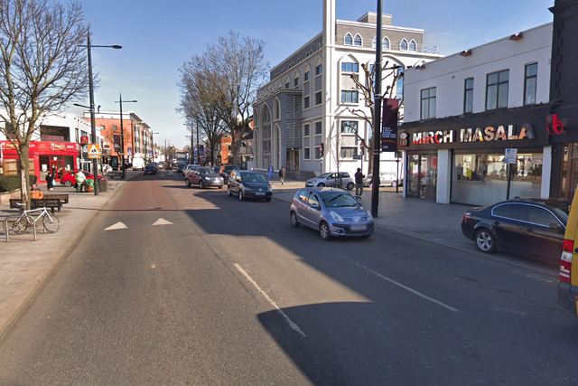 The male victim found outside a shop in The Broadway was in his early twenties