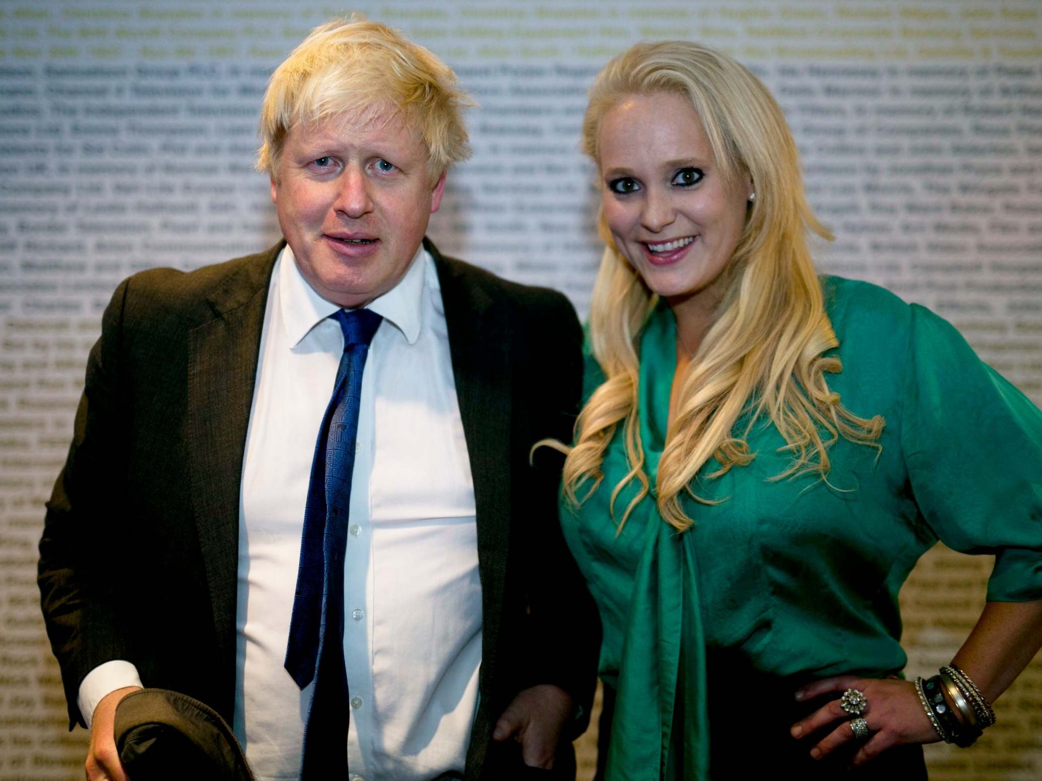 Boris Johnson has refused to answer reporters’ questions about whether he had an intimate relationship with Ms Arcuri