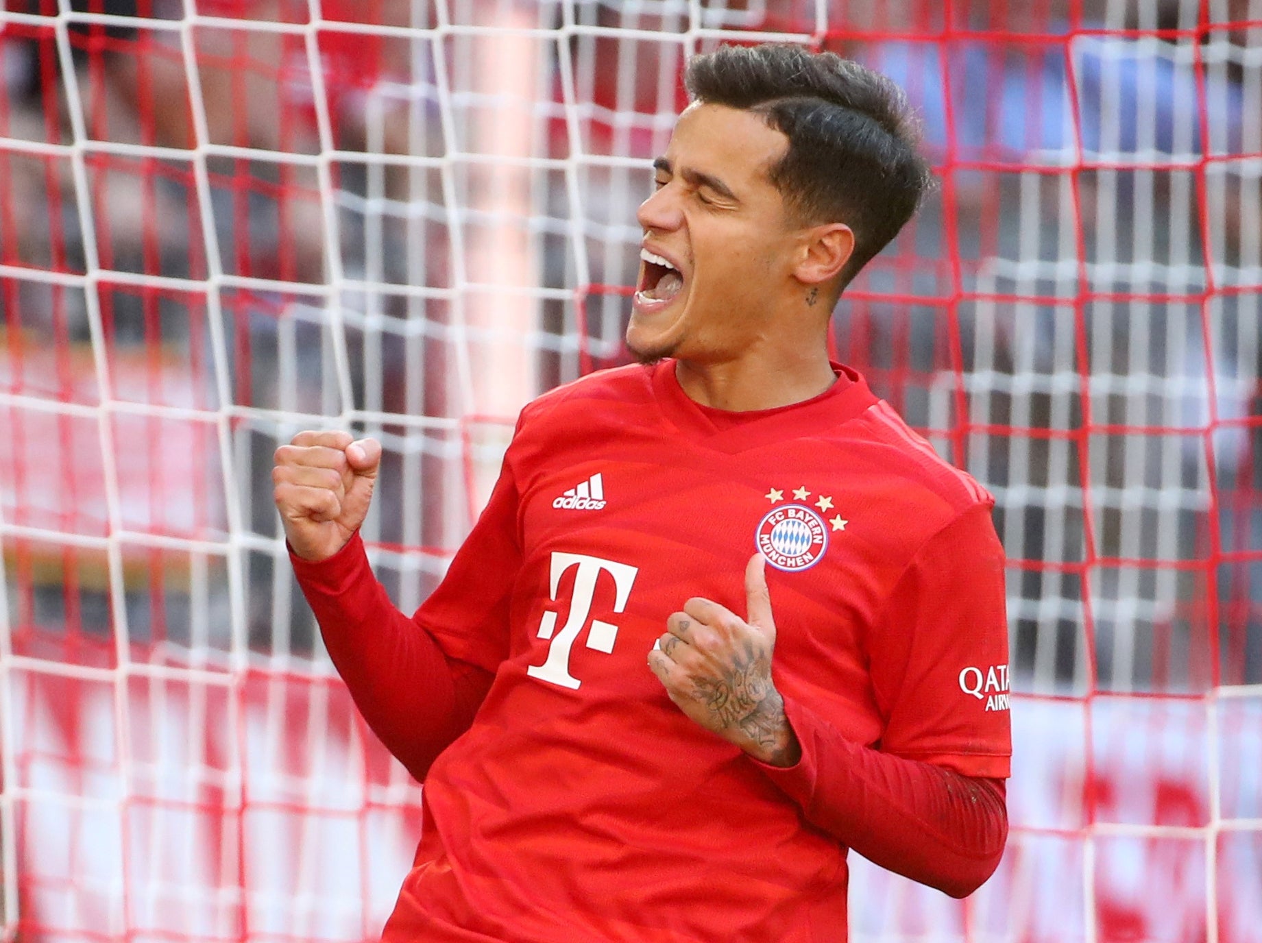 Philippe Coutinho scores first goal for Bayern Munich in 4 ...