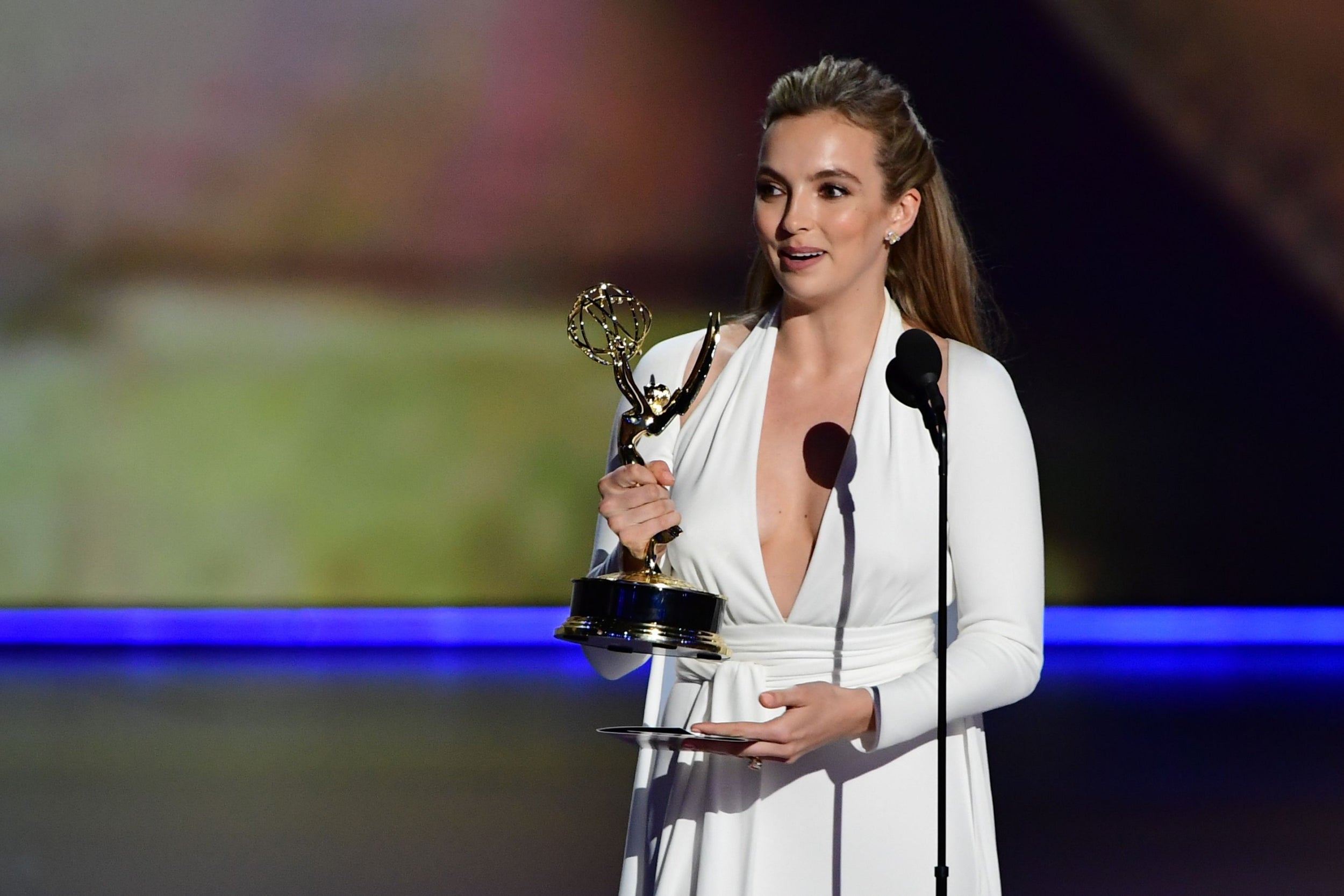 ‘Killing Eve’ actor Jodie Comer was stunned to pick up an award