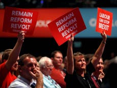 Labour rejects motion committing party to Remain vote