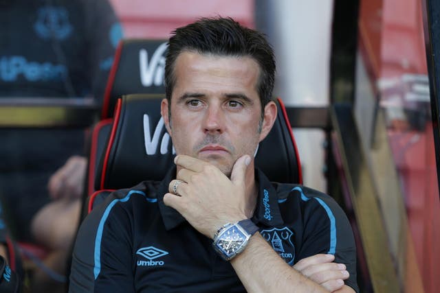 Marco Silva his frustrated with his players