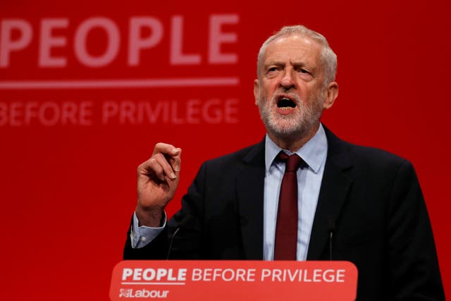 Labour leader at Brighton conference following Supreme Court judgement