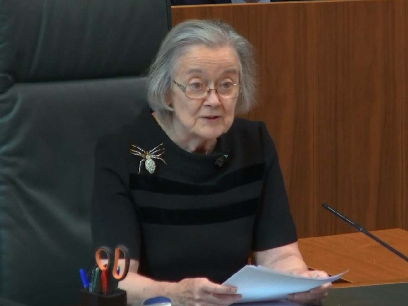 Supreme Court president Lady Hale delivers the bombshell ruling