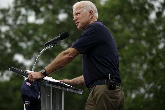 Mr Biden remains the Democratic frontrunner