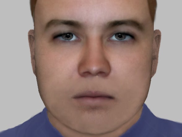 Police have released an e-fit image of a man suspected of throwing acid at a 13-year-old girl and 63-year-old woman in Thornton Heath, south London, on 8 April, 2019.