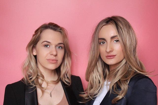 Co-founders Annabel Humphrey, left, and Hannah Daykin met at university