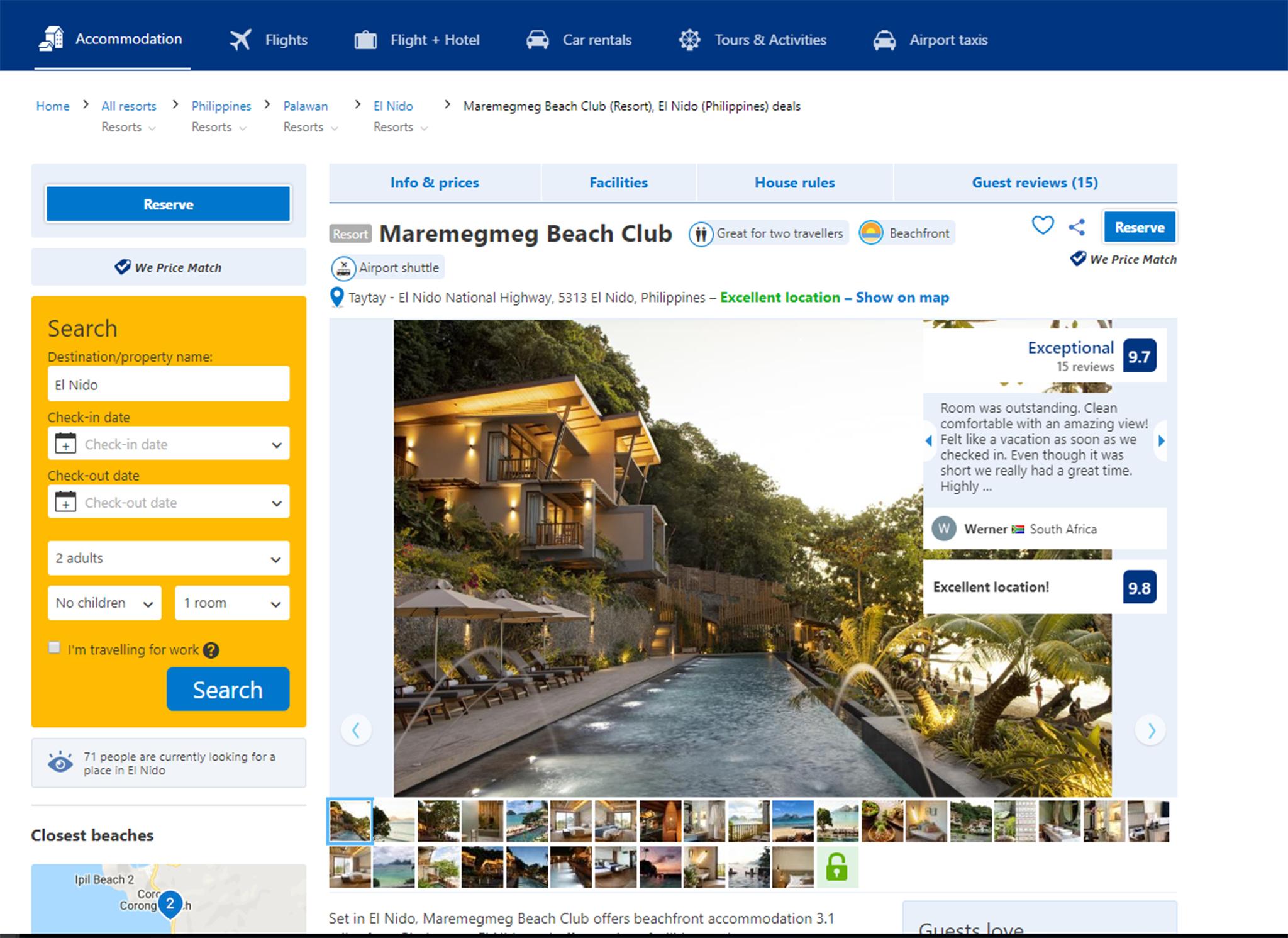 Holidaymakers may be booking with hotels that are allegedly linked to illegal logging