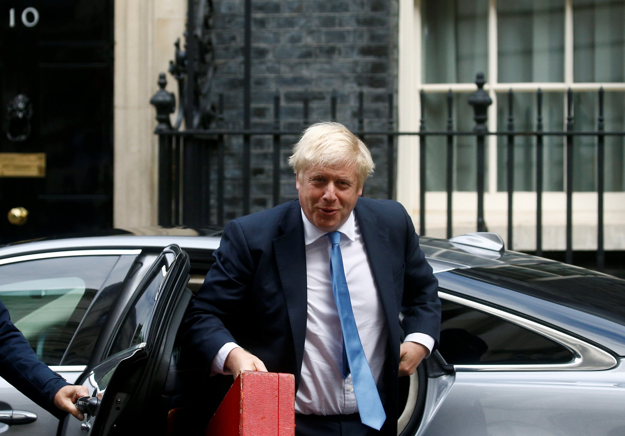 Boris Johnson returned from New York on Wednesday (Reuters)
