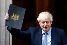 Boris Johnson challenges MPs to vote him out