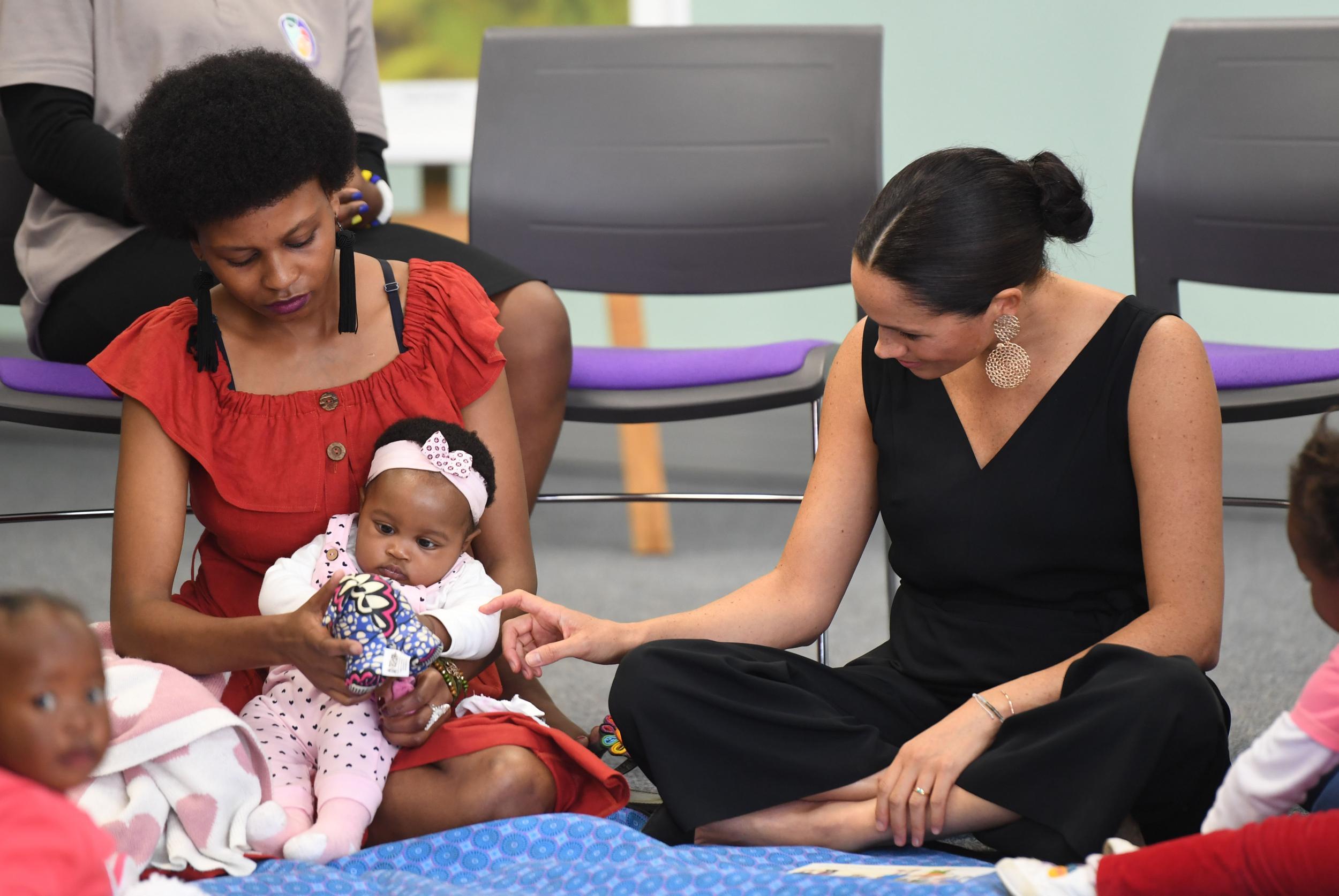 Markle wanted the babies to be able to play (Getty)