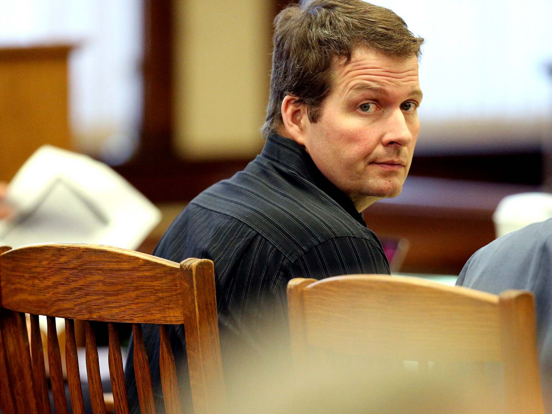 Todd Mullis,43, at the start of his murder trial