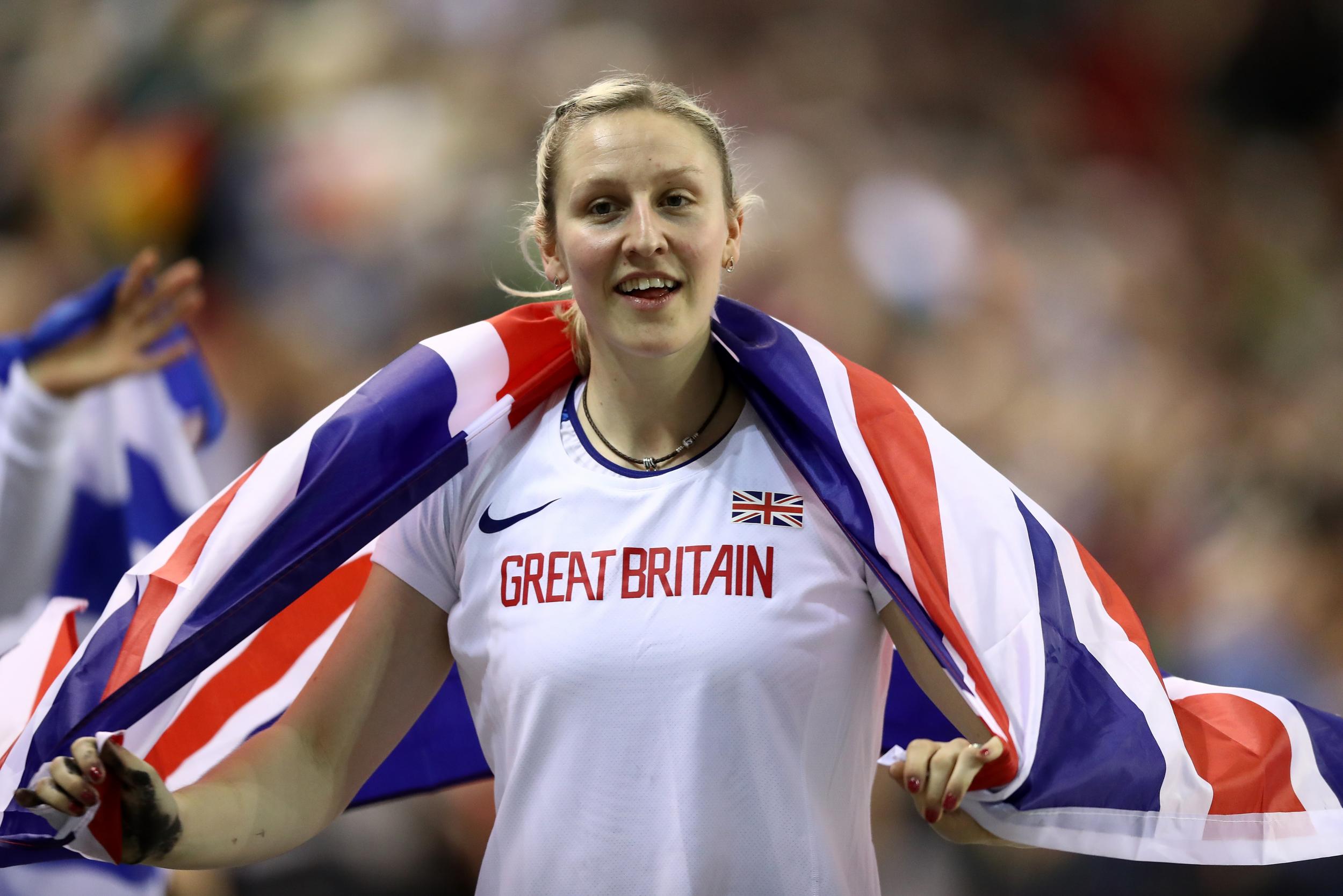 Bradshaw celebrates winning bronze at the European Championships