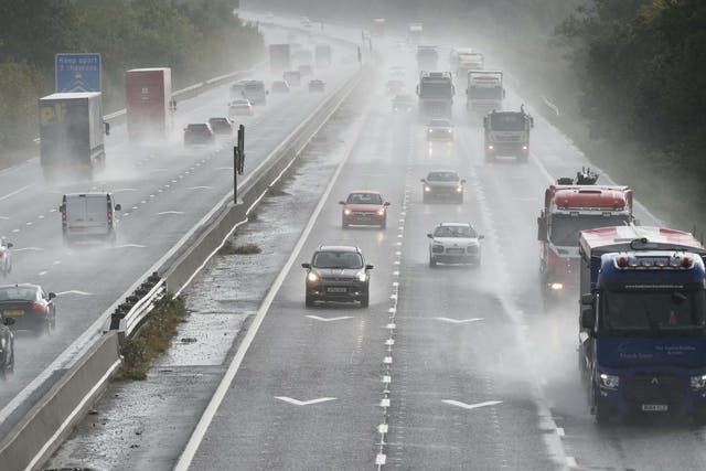 Heavy rain is forecasted for parts of the UK this weekend bringing flood risks