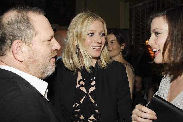 Gwyneth Paltrow, Liv Tyler and Harvey Weinstein in 2008