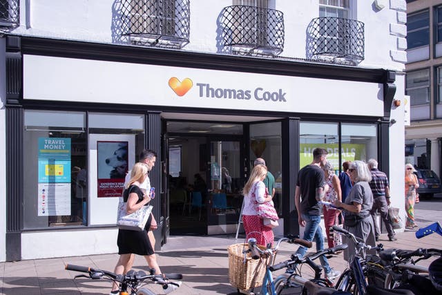 Thomas Cook was one of the last travel agencies to keep stores on the high streets
