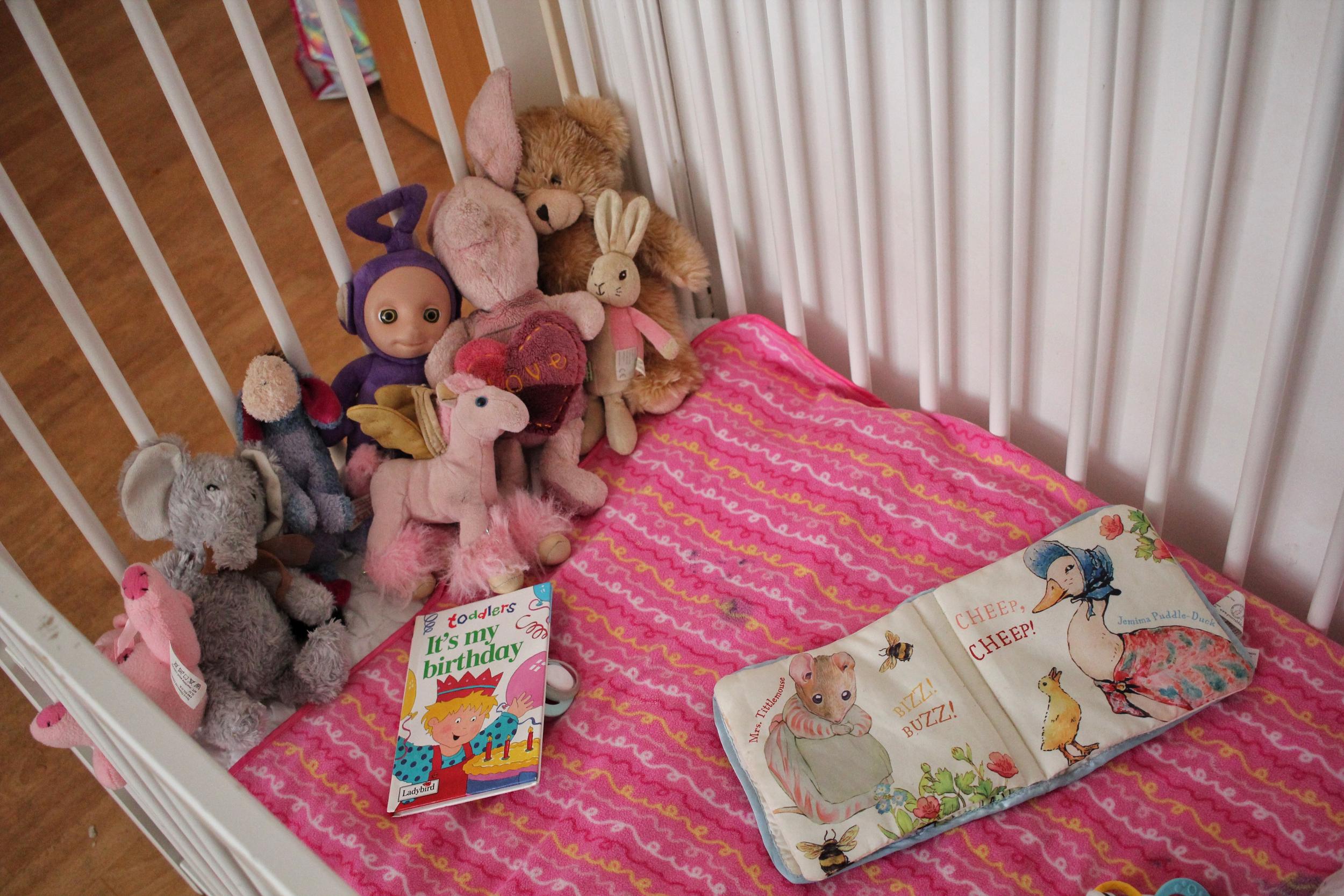 Mothers try to make the rooms as homely as possible for their children