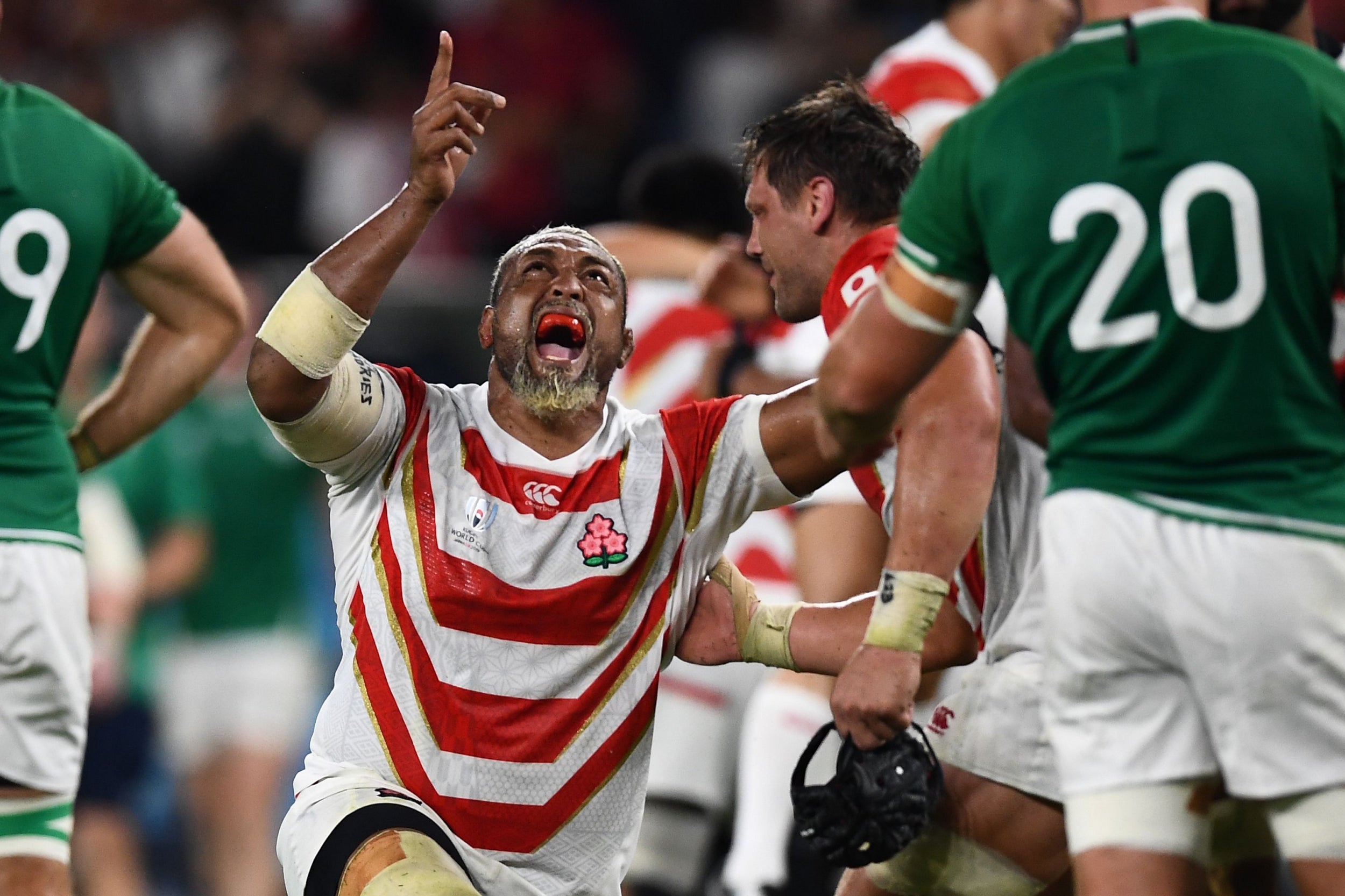 Japan celebrate yet another famous World Cup win