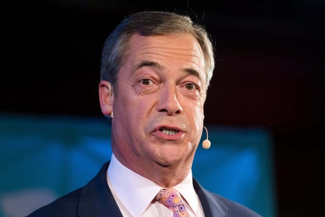 'Once Brexit is done, we will take the knife to the pen pushers in Whitehall,' says Nigel Farage