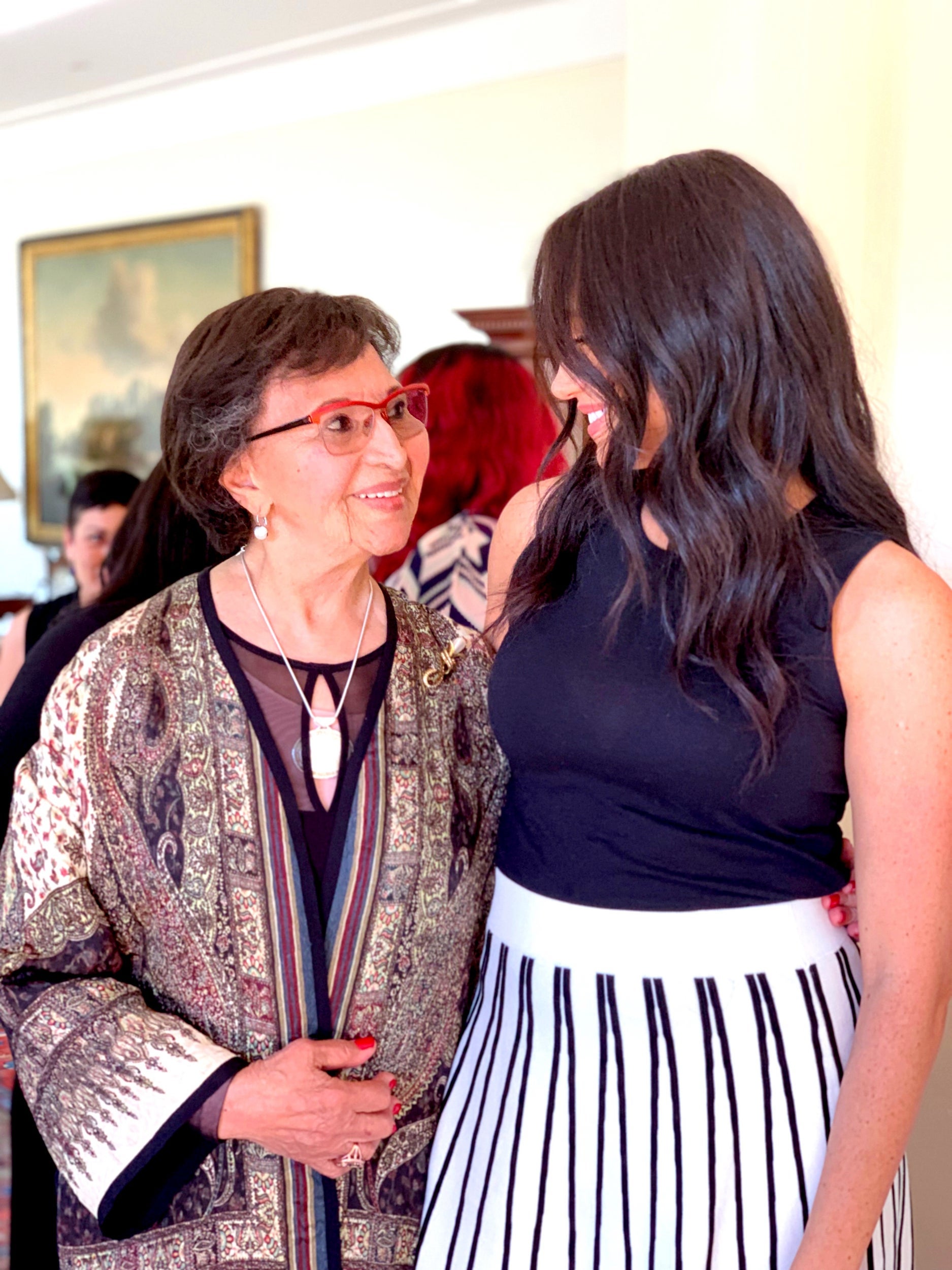 South African activist Sophia Williams-De Bruyn with the Duchess of Sussex