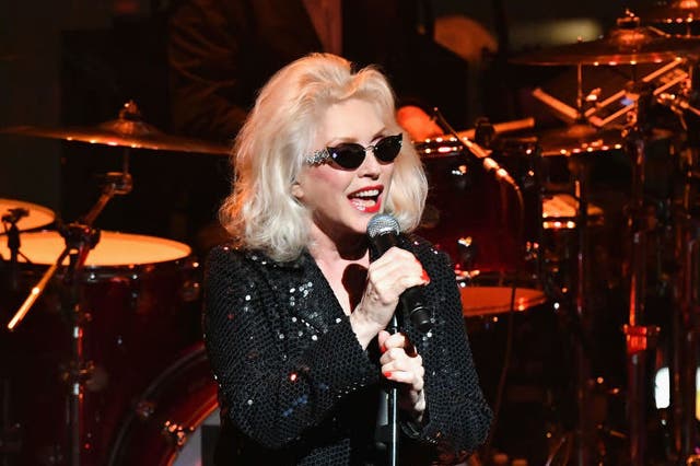 Debbie Harry of Blondie performs in 2018