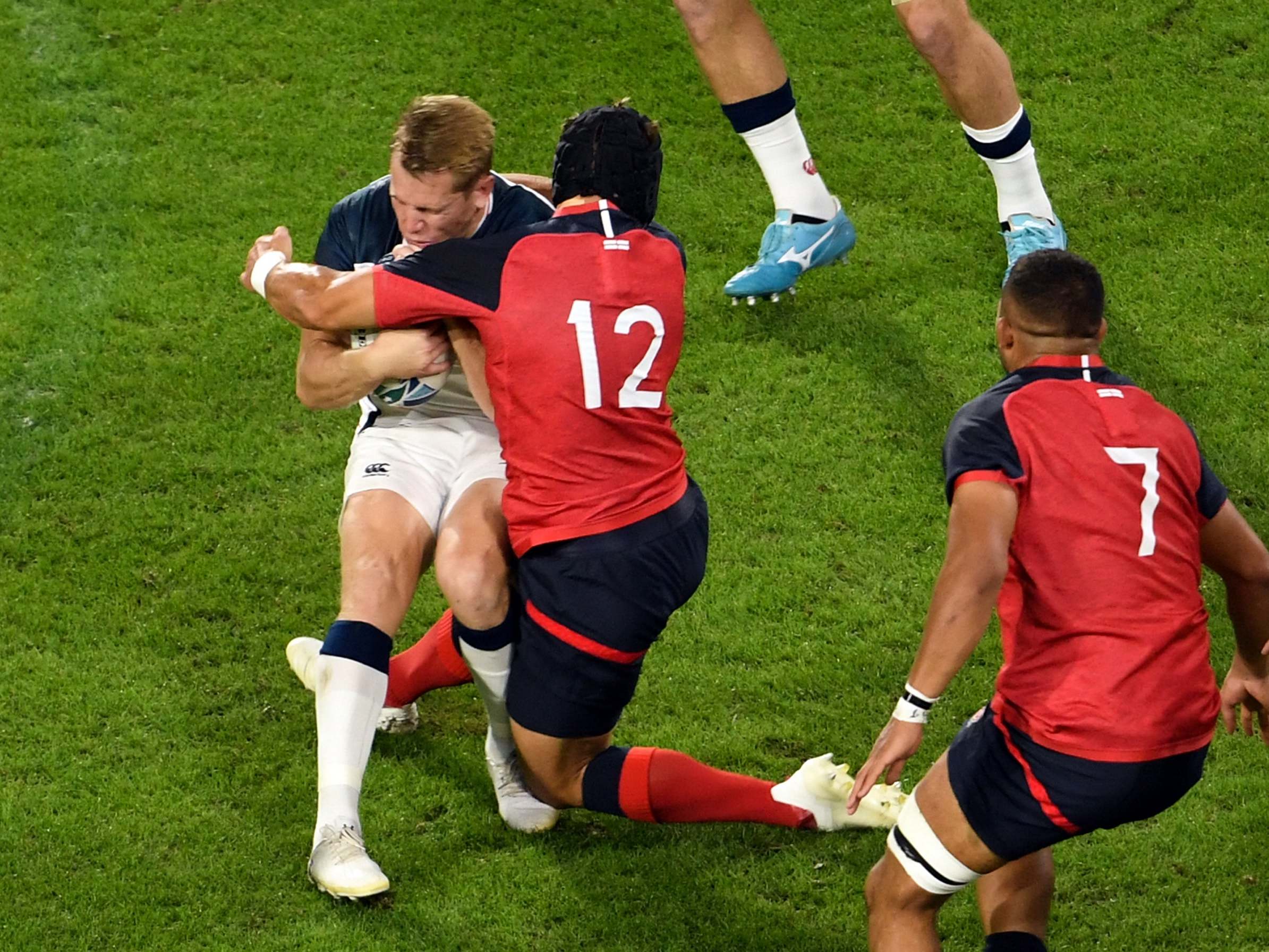 Rugby World Cup 2019: England&apos;s Piers Francis escapes ban for high tackle on Will Hooley