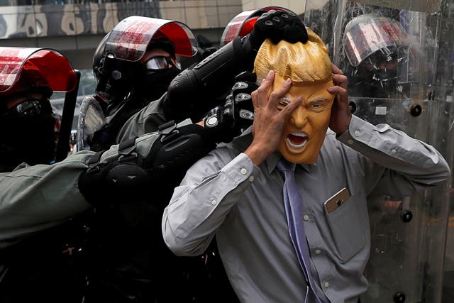Related: Trump claimed trade talks with China were protecting Hong Kong protesters in August 2019