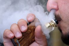 Vaping ‘linked to 200 health problems in UK including pneumonia’
