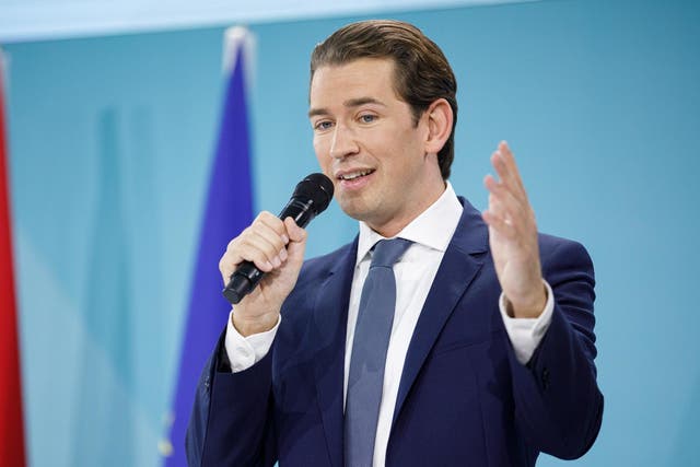 Austrian chancellor Sebastian Kurz won the biggest share of the vote in September's election