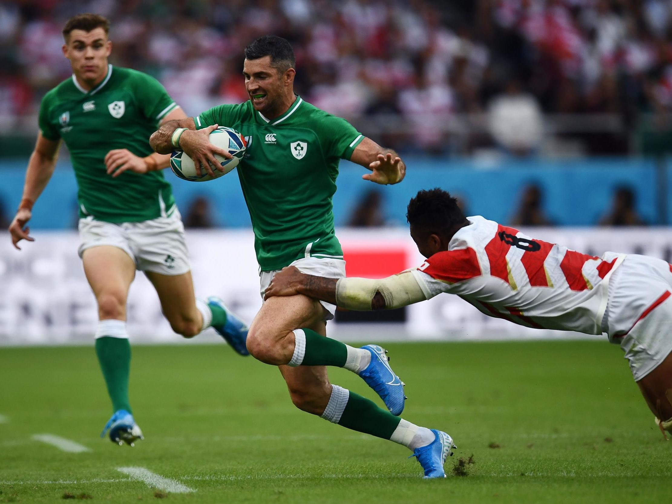 Rob Kearney in action for Ireland