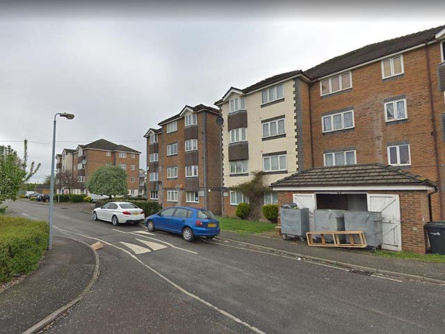 Police were called to reports of a seriously injured woman in Tennyson Close, Enfield