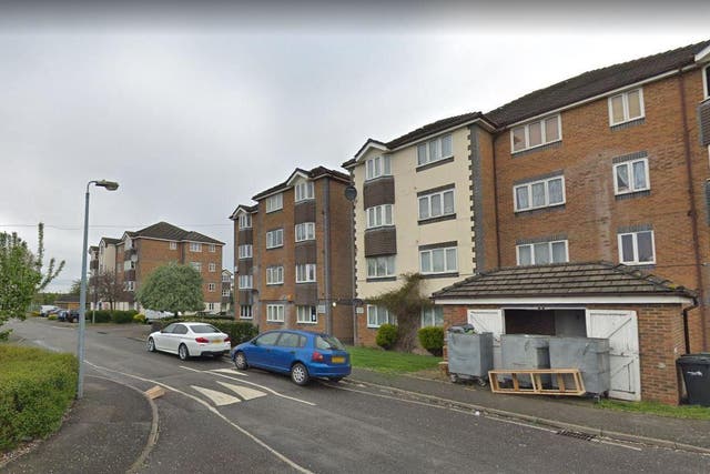 Police were called to reports of a seriously injured woman in Tennyson Close, Enfield