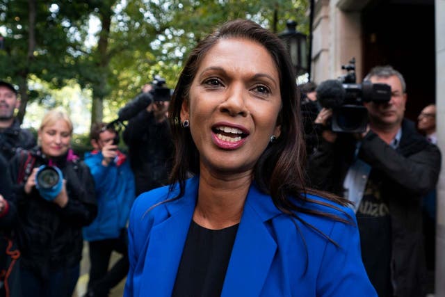 Anti-Brexit campaigner Gina Miller speaks to the media outside Millbank Studios, Central London