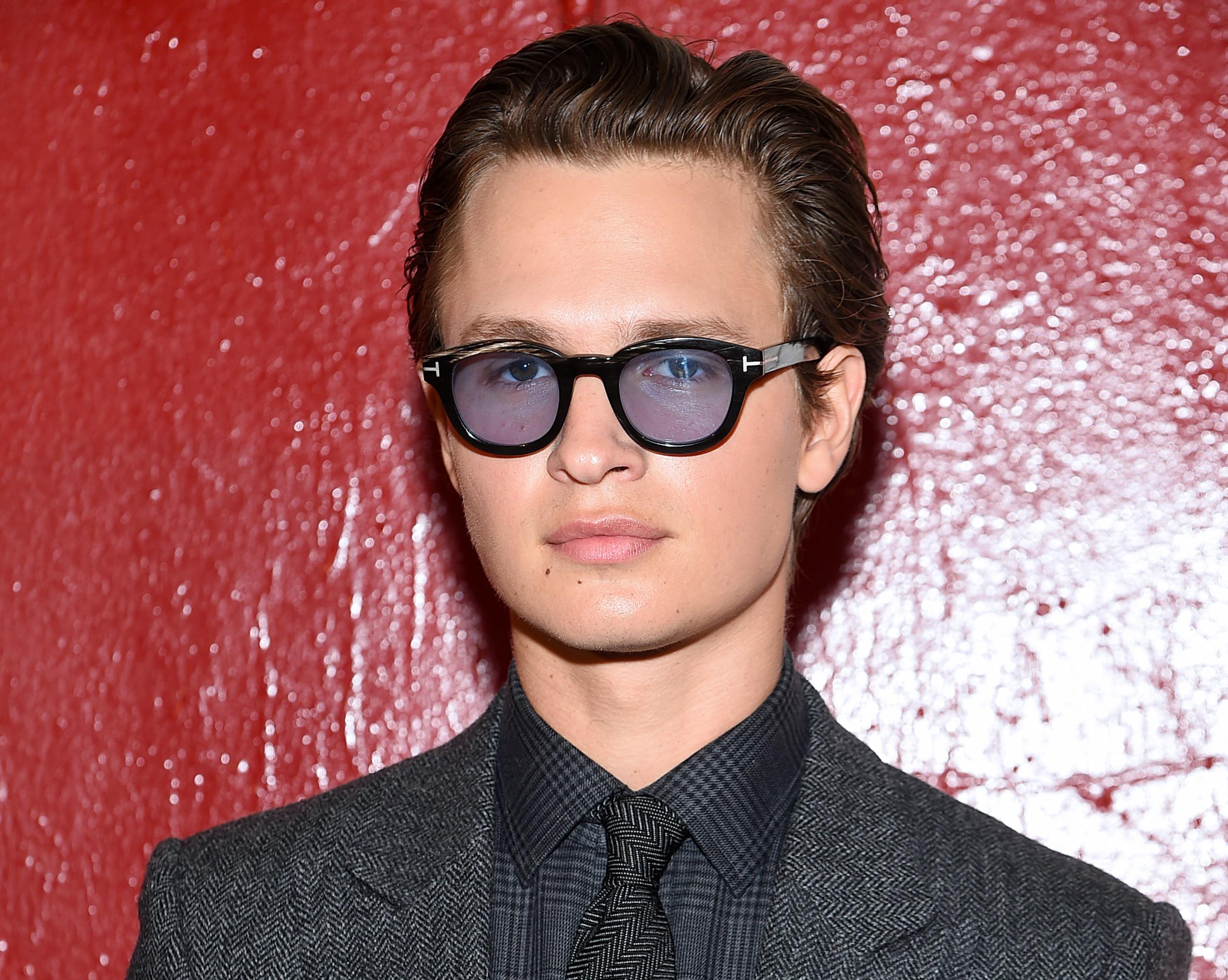 ansel elgort sunglasses