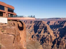 Man falls hundreds of feet to death at Grand Canyon Skywalk after climbing over safety barrier