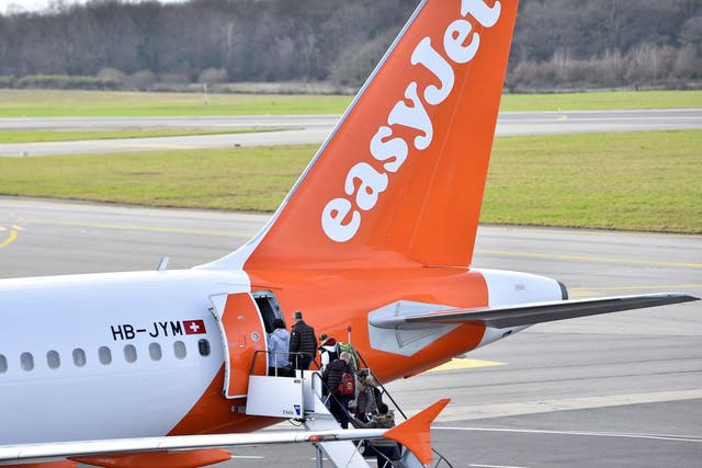 Kieran Croxley was detained after becoming disruptive on an easyJet flight from Faro, Portugal