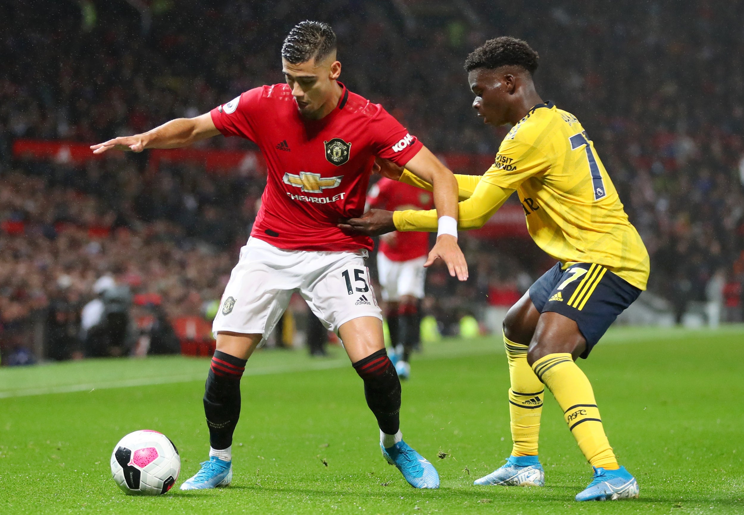 Bukayo Saka is showing signs of promise