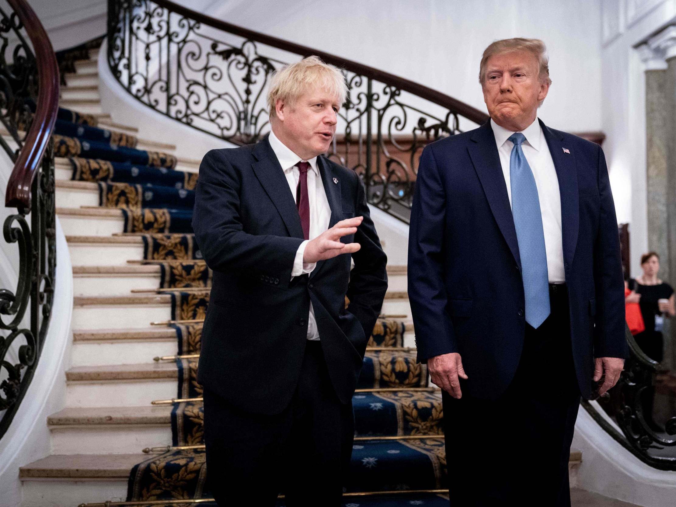 Boris Johnson and Donald Trump at the G7 Summit in Biarritz, France, August 2019