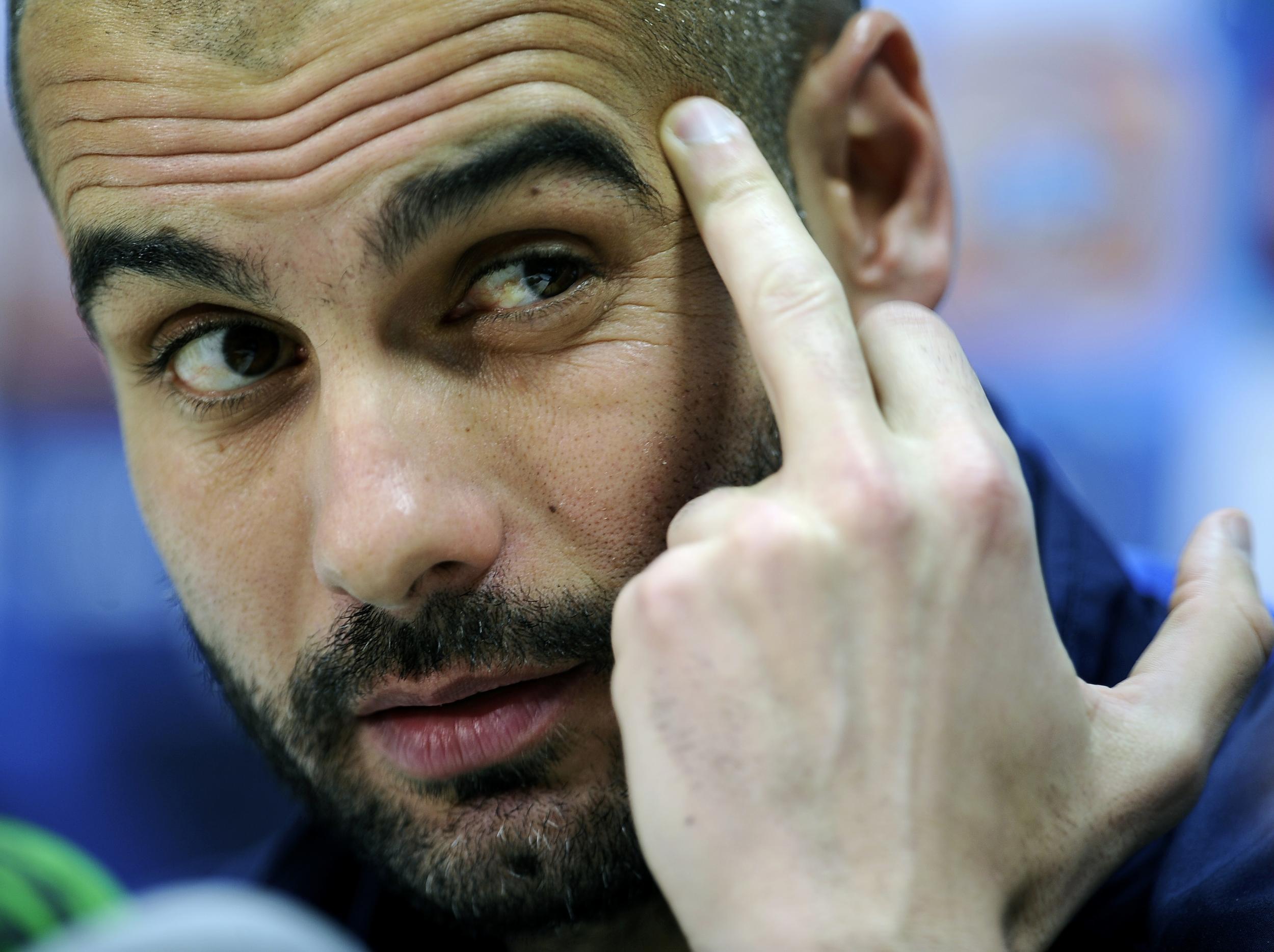 Guardiola had lots to grumble about